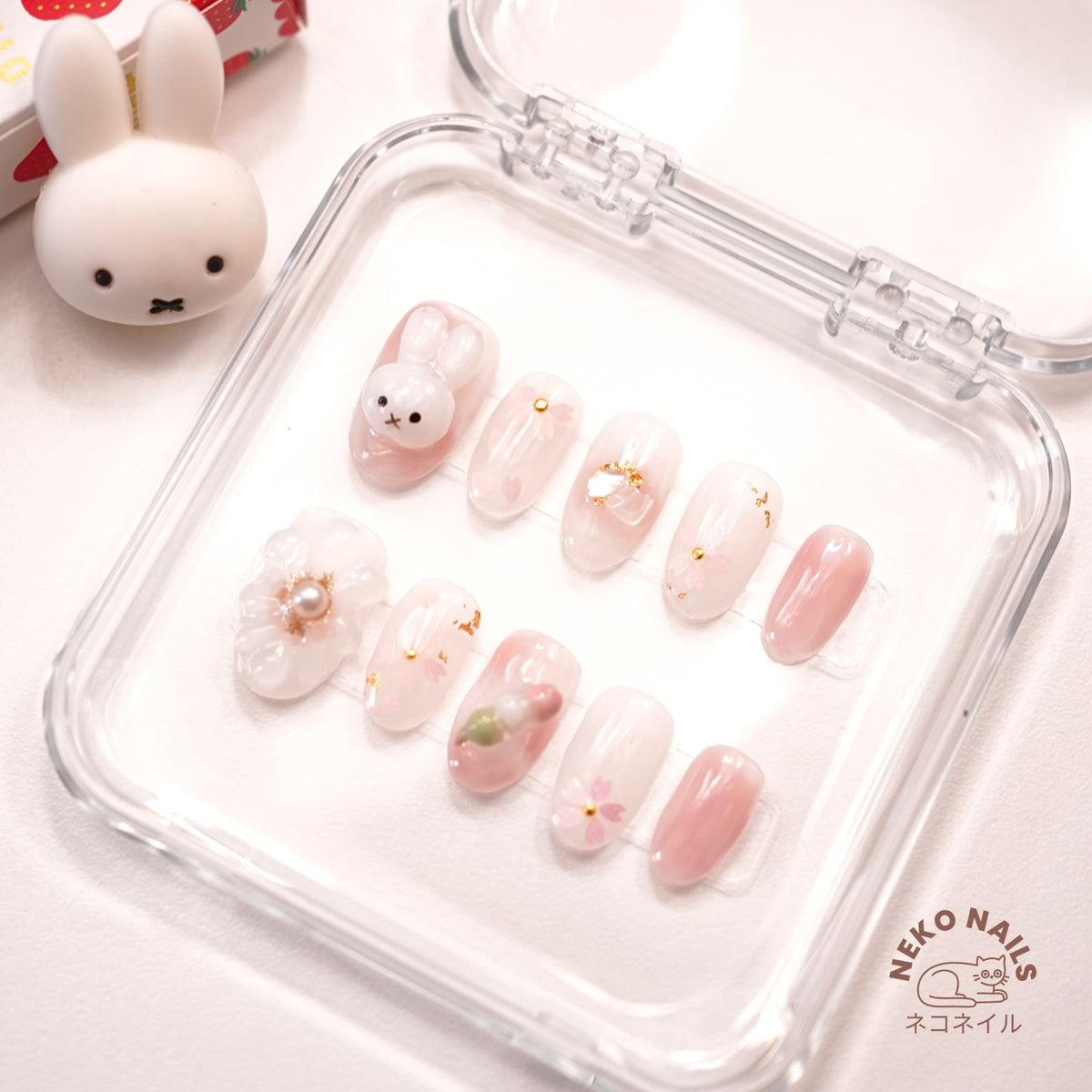Miffy Press on nails False Nails Nails Salon Quality