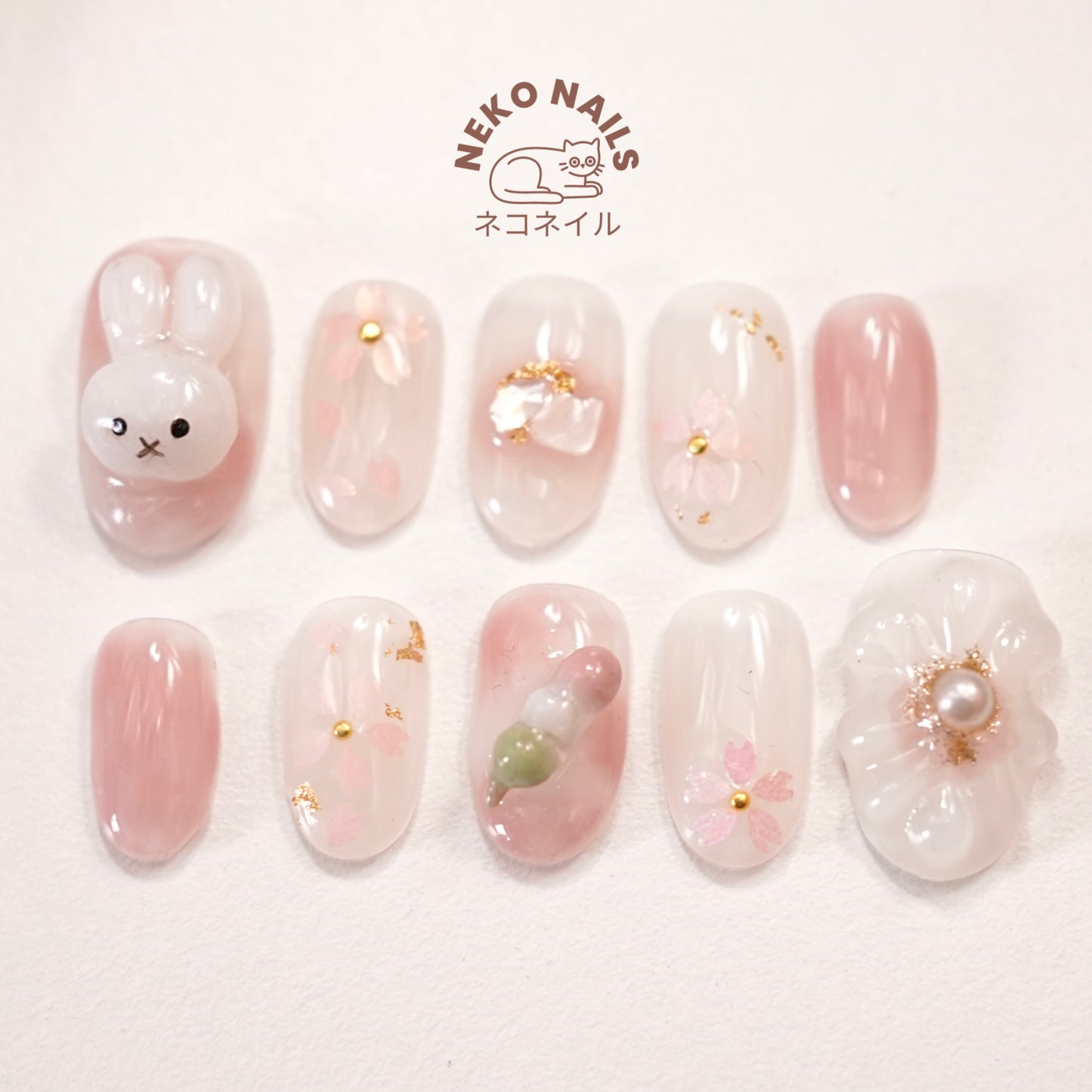 Miffy Press on nails False Nails Nails Salon Quality