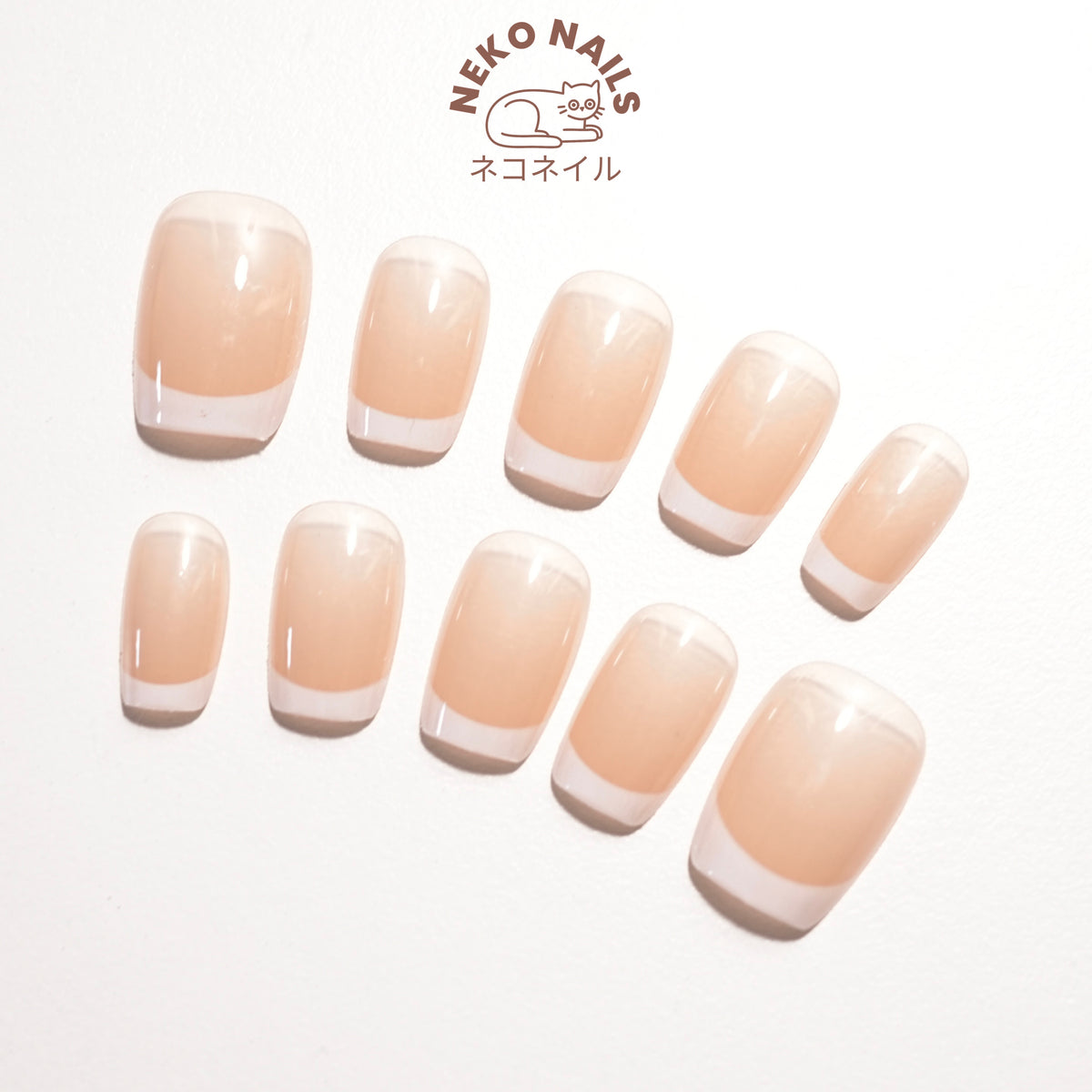 French Tips Press on nails False Nails Nails Salon Quality