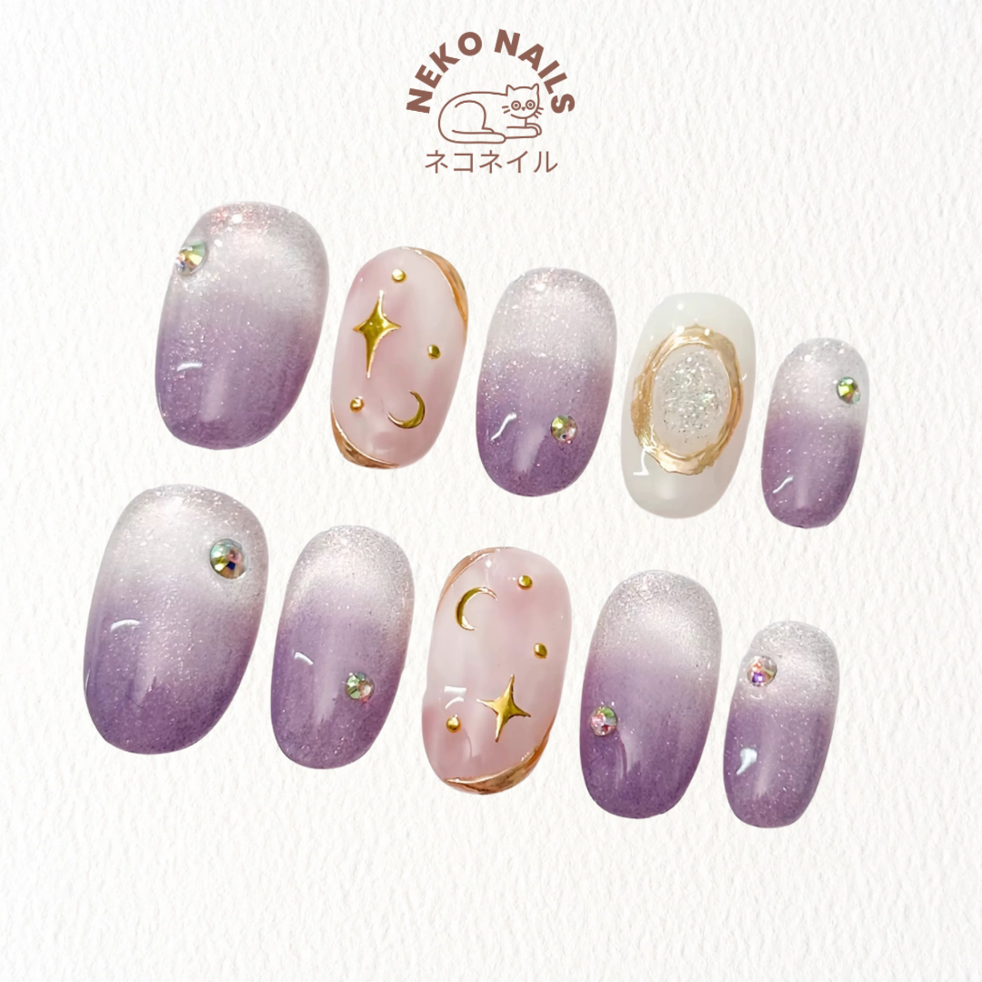 Press On Nails Luna Luxe