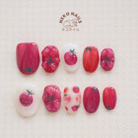 Tomato Tomate Press On Nails