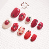 Tomato Tomate Press On Nails
