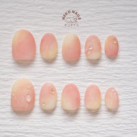 Soft Peach Press On Nails