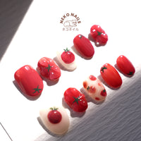 Tomato Tomate Press On Nails