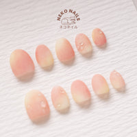 Soft Peach Press On Nails