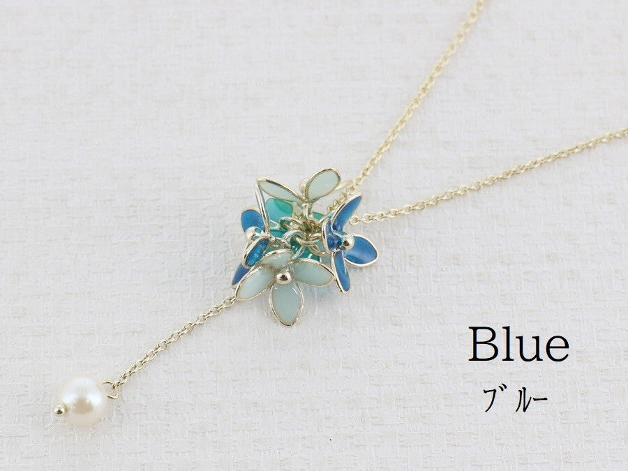 Resin Necklace/Pendant Necklace - Blue