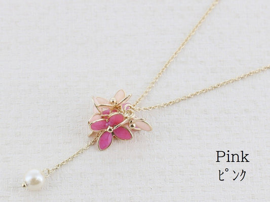 Resin Necklace/Pendant Necklace - Pink