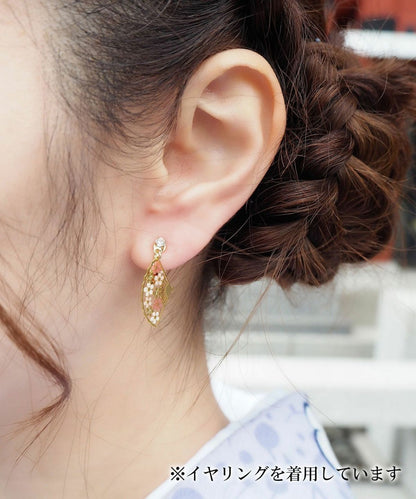 Cherry Blossom Fan Earrings