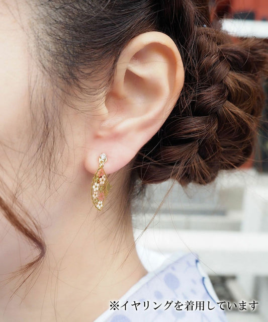 Cherry Blossom Fan Earrings