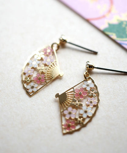 Cherry Blossom Fan Earrings