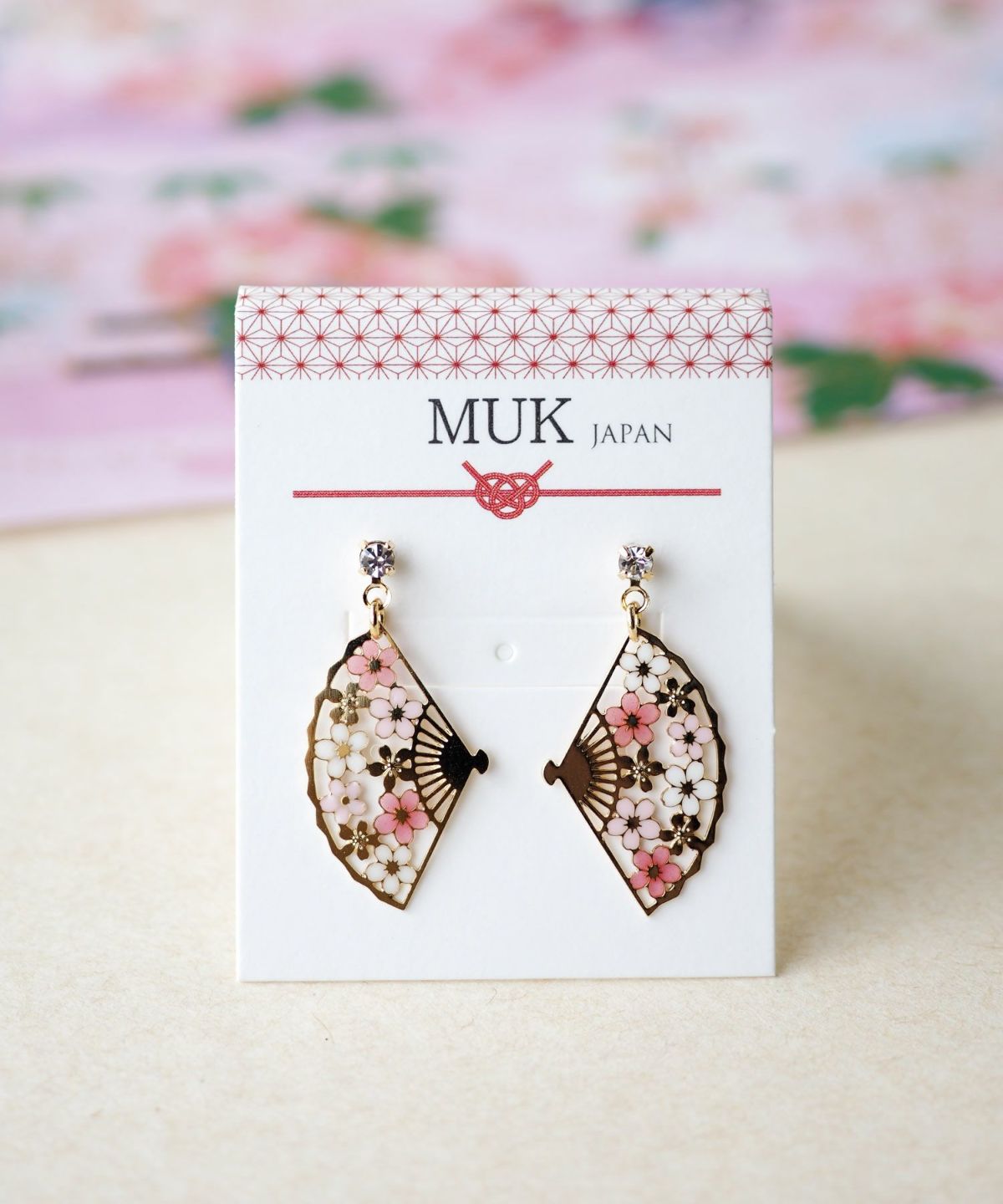 Cherry Blossom Fan Earrings