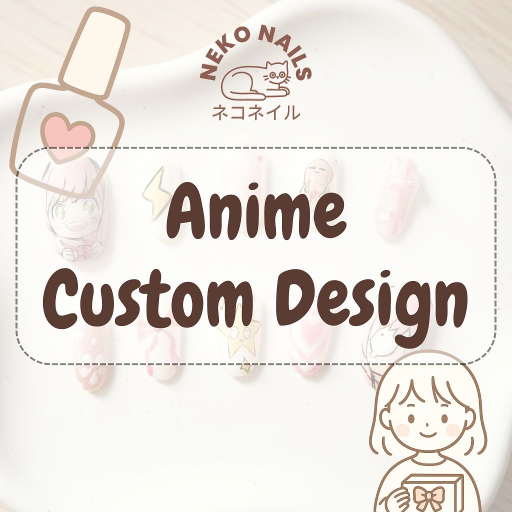 Anime Custom Design Press On Nails