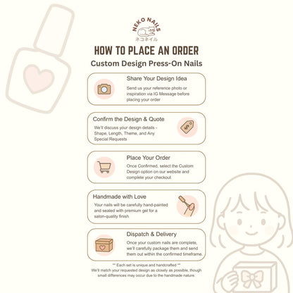 Anime Custom Design Press On Nails