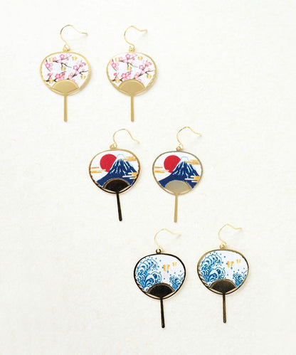 Fan earrings - Ume