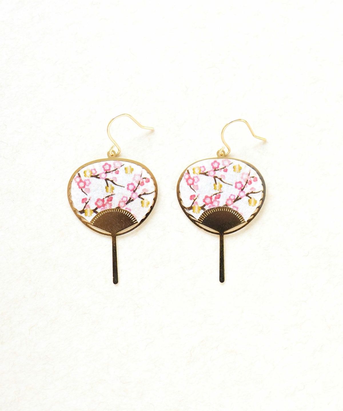 Fan earrings - Ume