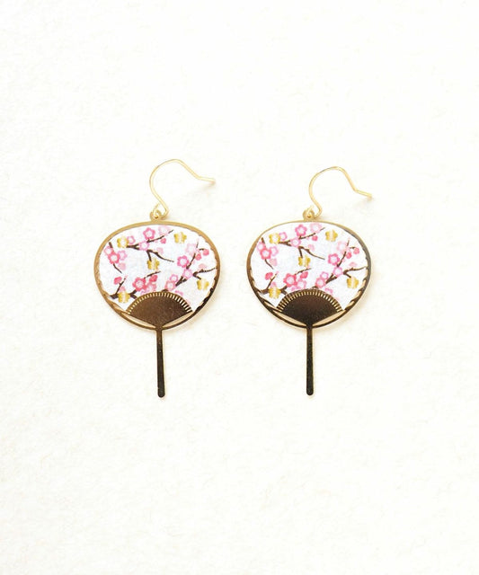 Fan earrings - Ume