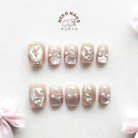 Mermaid Pearl Press On Nails