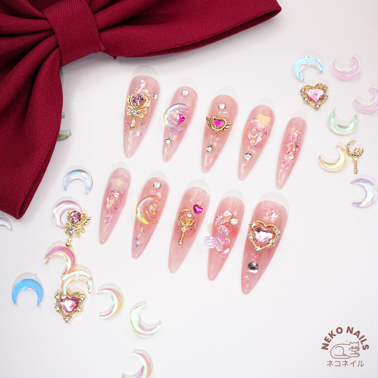 Press on nails False Nails Nails Salon Quality Sailor Moon