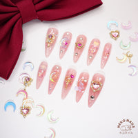 Press on nails False Nails Nails Salon Quality Sailor Moon
