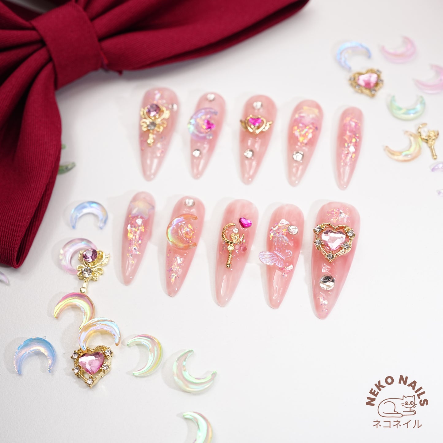 Press on nails False Nails Nails Salon Quality Sailor Moon