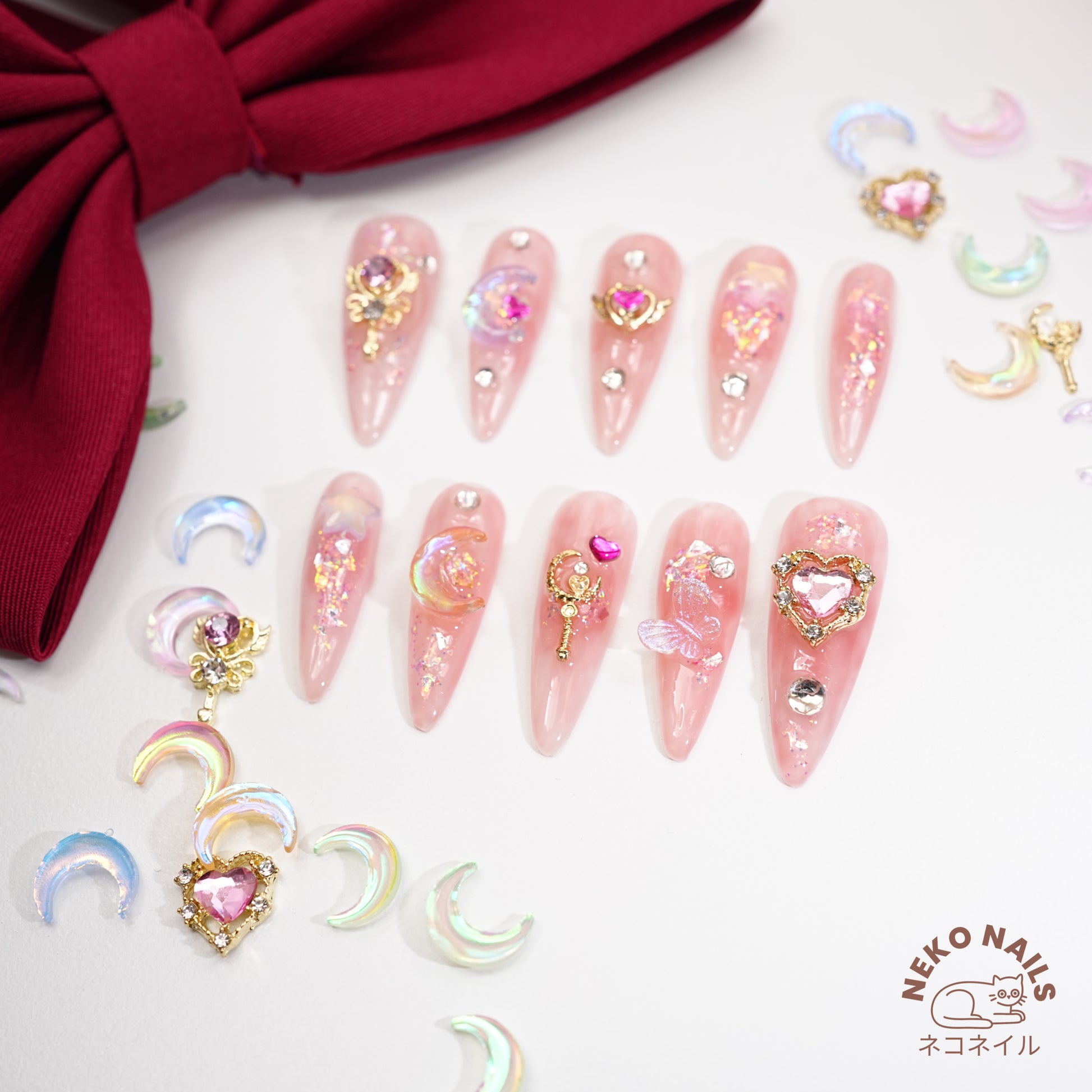 Press on nails False Nails Nails Salon Quality Sailor Moon