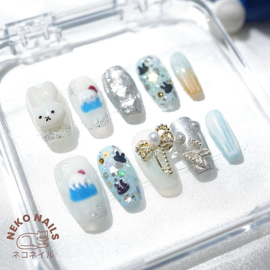 Miffy Press on nails False Nails Nails Salon Quality 