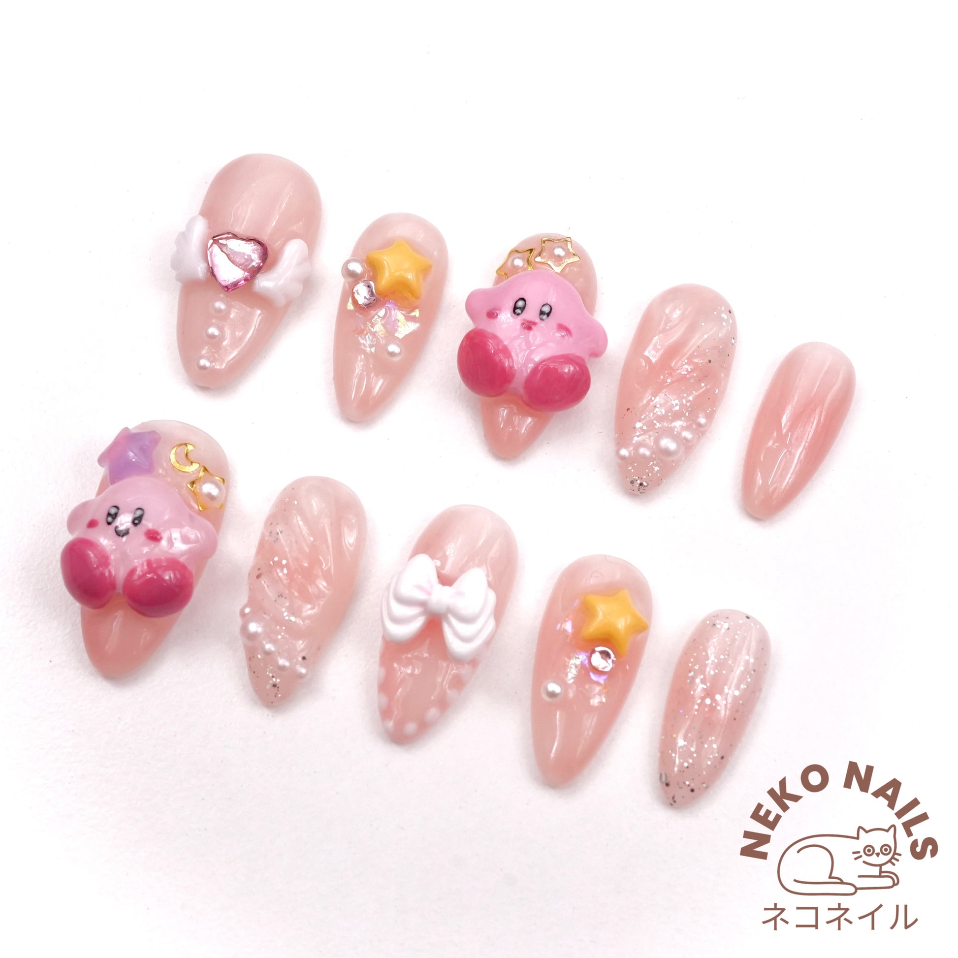 Kirby Press on nails False Nails Nails Salon Quality 