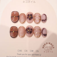 Cloud Blossom Press On Nails