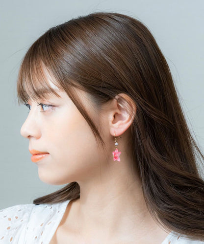 Sakura Washi Earrings - Yellow