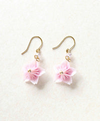 Sakura Washi Earrings - Pink