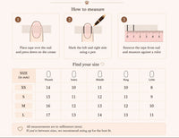 Soft Peach Press On Nails